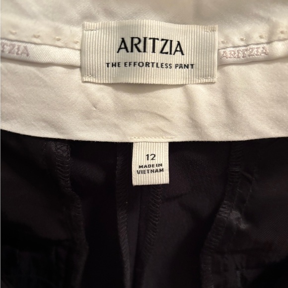 NWOT Aritzia Classic Black Trousers 12 - Picture 3 of 4